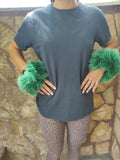 Fur cuffs, fur cuffs for wrists, fox fur cuffs