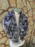 Fur Collar, fox fur collar, real fur scarf, fur warm neck