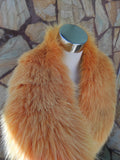 Fur Collar, fox fur collar, real fur scarf, fur warm neck