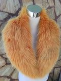 Fur Collar, fox fur collar, real fur scarf, fur warm neck