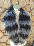 Fur Collar, fox fur collar, real fur scarf, fur warm neck