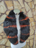 Fur Collar, fox fur collar, real fur scarf, fur warm neck