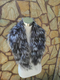 Fur Collar, fox fur collar, real fur scarf, fur warm neck