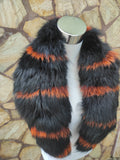 Fur Collar, fox fur collar, real fur scarf, fur warm neck