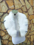 Fur Collar, fox fur collar, real fur scarf, fur warm neck