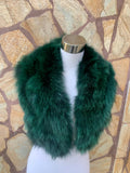 Fur Collar, fox fur collar, real fur scarf, fur warm neck