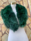 Fur Collar, fox fur collar, real fur scarf, fur warm neck