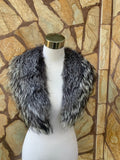 Fur Collar, fox fur collar, real fur scarf, fur warm neck