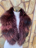 Fur Collar, fox fur collar, real fur scarf, fur warm neck