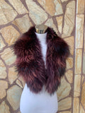 Fur Collar, fox fur collar, real fur scarf, fur warm neck