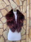 Fur Collar, fox fur collar, real fur scarf, fur warm neck