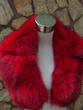 Fur Collar, fox fur collar, real fur scarf, fur warm neck