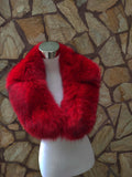 Fur Collar, fox fur collar, real fur scarf, fur warm neck