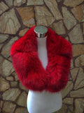 Fur Collar, fox fur collar, real fur scarf, fur warm neck