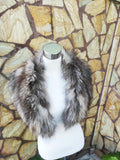 Fur Collar, fox fur collar, real fur scarf, fur warm neck