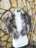 Fur Collar, fox fur collar, real fur scarf, fur warm neck